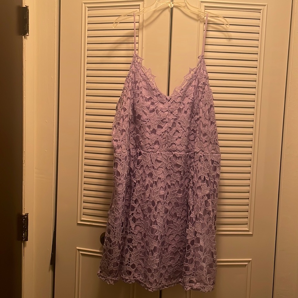 NWT lilac eyelet dress